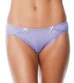 b.tempt'd by Wacoal Captivating Cotton Gingham Bikini